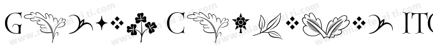 Golden Cockerel ITC W05 Titling字体转换